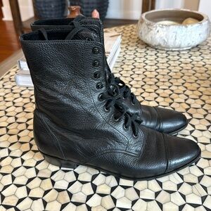Modern Vice Black Lace Boots